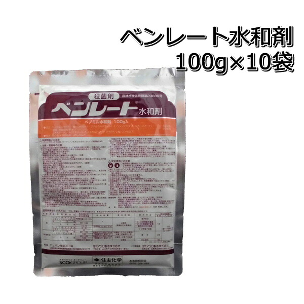 ベンレート水和剤 100g×10袋 殺菌剤