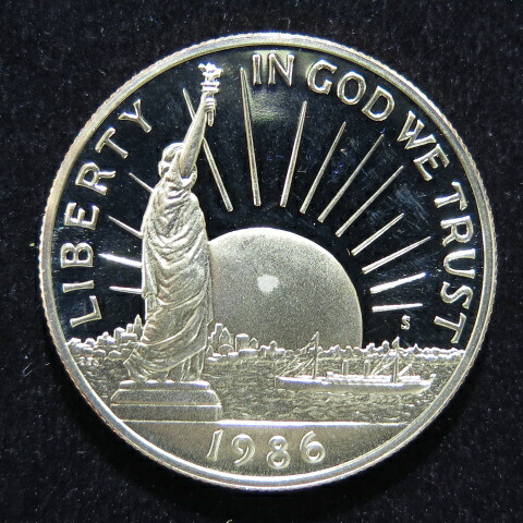 楽天市場】【プルーフセット】アメリカ 自由の女神 1ドルプルーフ銀貨