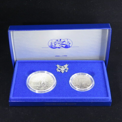 楽天市場】【プルーフセット】アメリカ 自由の女神 1ドルプルーフ銀貨