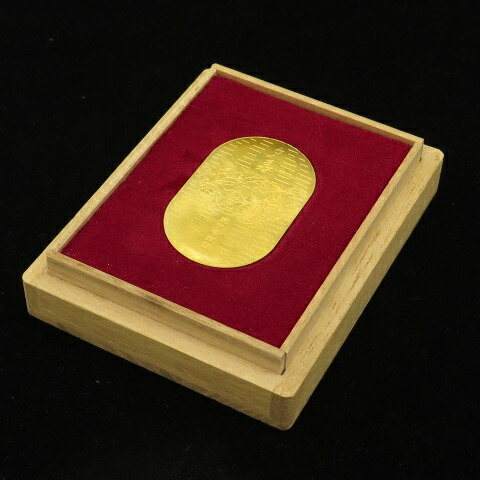 楽天市場】平成桜小判 純金 約15g 造幣局謹製 金属工芸【中古