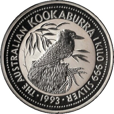 楽天市場】オーストラリア 30ドル銀貨 1996年 1キロ プルーフ 銀貨