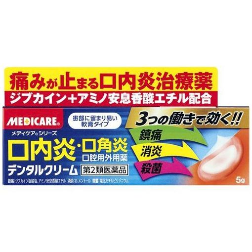 森下仁丹 メディケアシリーズ デンタルクリーム(口内炎) 5g