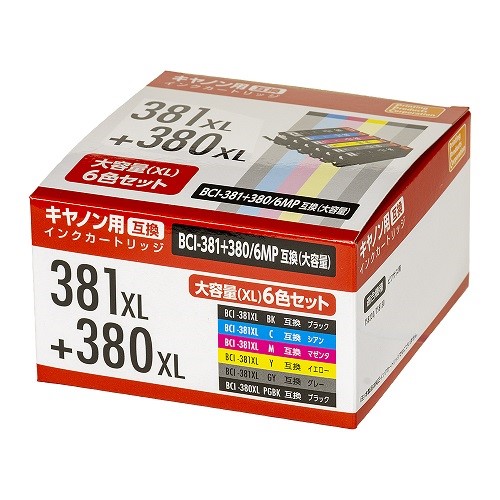 PPC PP-YC381L-6P 加農砲用取り替えっこインキ(６色書き割り)