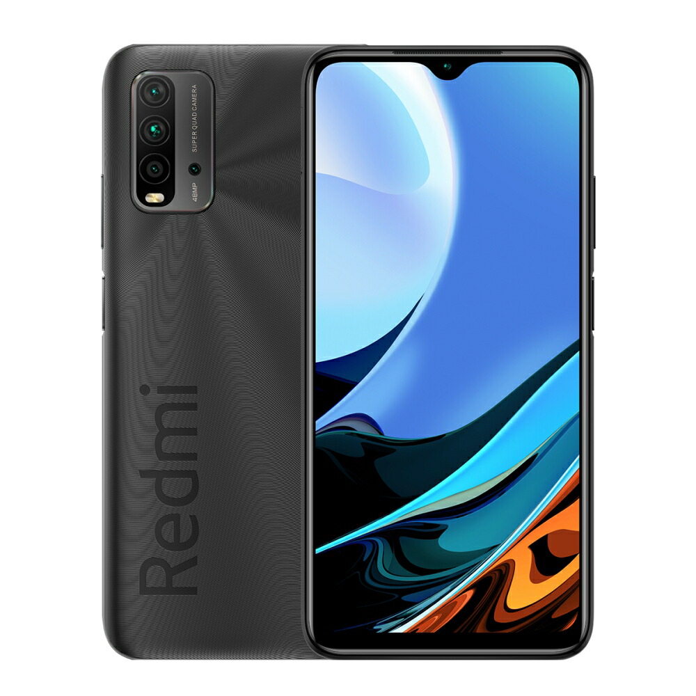 即日出荷 Xiaomi シャオミ Redmi 9t Carbon Gray カーボングレー 4 800万画素 Ai 4眼カメラ搭載 6000mahバッテリー ヤマダ電機 店 格安 Atsu Edu Ge