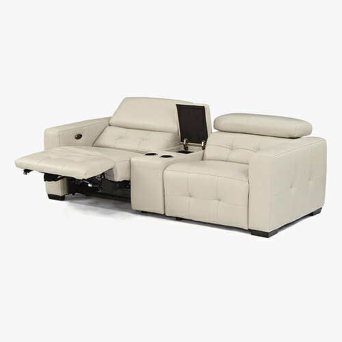 IDC大塚家具 [2人掛]電動ソファ 「L／S-RELAX-39」 革 オイスターグレー色｜ヤマダ電機　店