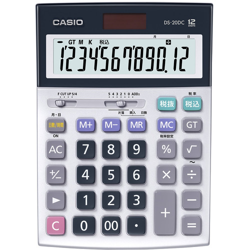 カシオ計算機 DS20DCN 電卓 CASIO 12桁デスク 6,650円