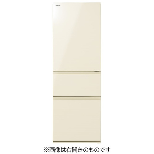 無料長期保証 東芝 流行に GR-T36SV-LZC 3ドア冷凍冷蔵庫 ラピスアイボリー ５５％以上節約 左開き 356L