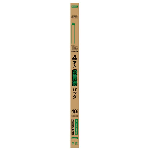 HotaluX FLR40SEXNM36HG24P 直管ラピットスタート形3波長蛍光ランプ 4本パック ライフルックHG 40形4本パック 昼白色