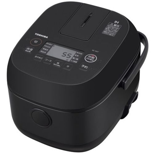 新作入荷限定SALE美品　東芝　炊飯器　ブラック　TOSHIBA RC-10VRV 炎匠炊き 炊飯器・餅つき機