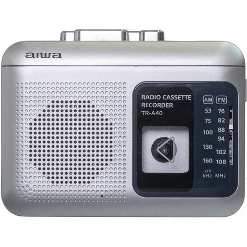 ジャンク品】AIWAカセット+FM/AMラジオ(ケース付)+電池BOX camping.com