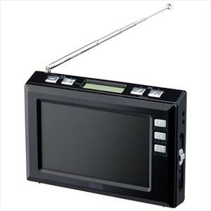 TV03BK 4.3in ワンセグテレビ 黒いこと