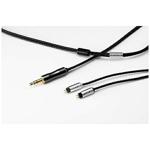 ORB(オーブ) CF-U-CI2PIN2.5 リケーブル Clear force Ultimate Custom IEM 2pin 2.5φ（CustomIEM⇔2.5_4pole・1.2m吊りひも） 黒いこと ヘッドホン・イヤホン用アクセサリー-リケーブル-オーディオ用アクセサリー