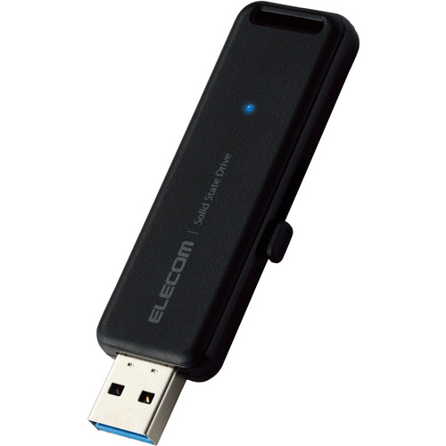 エレコム ESD-EMB0500GBK 外後ばらいSSD 500GB USB3.2 黒いこと ESDEMB0500GBK