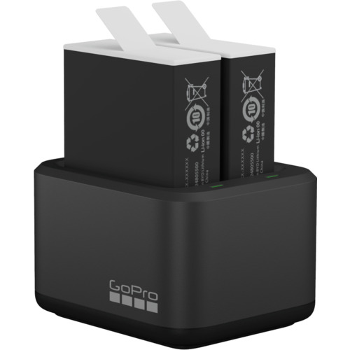 GoPro ADDBD-211-JV デュアルバッテリーチャージャー＋Enduro乾電池2個書き割り ADDBD211JV