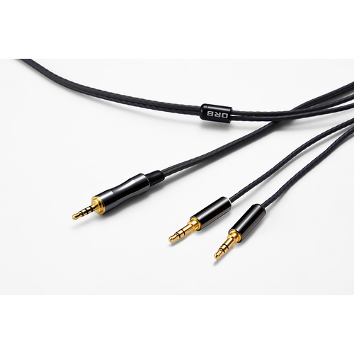 ORB Clear force Nova 2nd generation 3.5φ Slim body double 2.5φ ヘッドフォンリケーブル 1.2m ブラック｜ヤマダ電機　店 12,672円