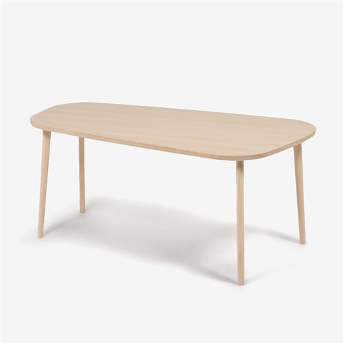 大塚家具 秋田木工 ダイニングテーブル「GAKKO(がっこ)-02」ブナ材 白木塗装艶消し デザイナー:五十嵐 久枝|ヤマダ電機 店