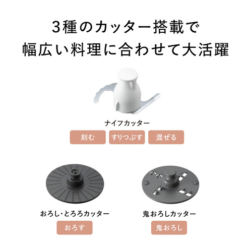 パナソニック MK-K62-W フードプロセッサー ホワイト MKK62W