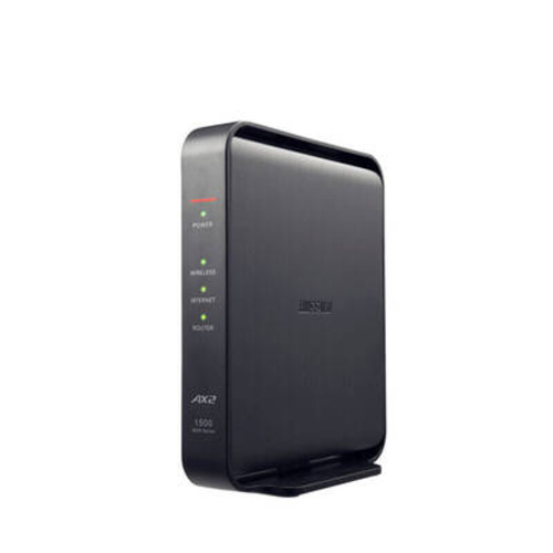 BUFFALO WSR-1500AX2L Wi-Fiルーター AirStation エントリーモデル Wi-Fi 6(ax) IPv6対応 ブラック画像