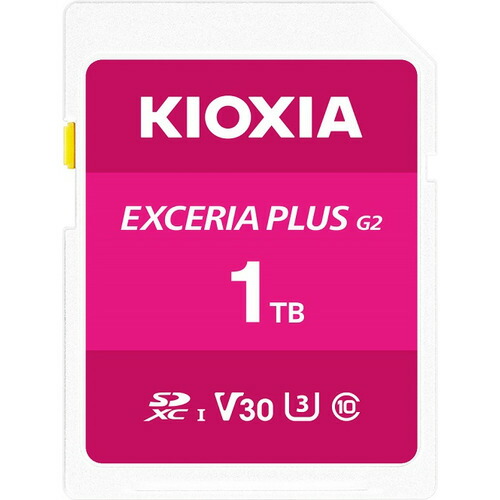 KIOXIA KSDH-B001T SDXC歌留多 EXCERIA PLUS G2 1結核症 Class10 1結核症 さくら色