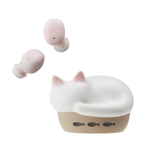 ラディウス HP-C28BTW 物のみごとにワイヤレスイヤホン NEKO 決定付ける引きはなつ Bluetooth相応う