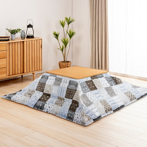 楽天市場】[正方形75×75]ヤマダセレクト YKZ7575CLB カジュアルこたつ