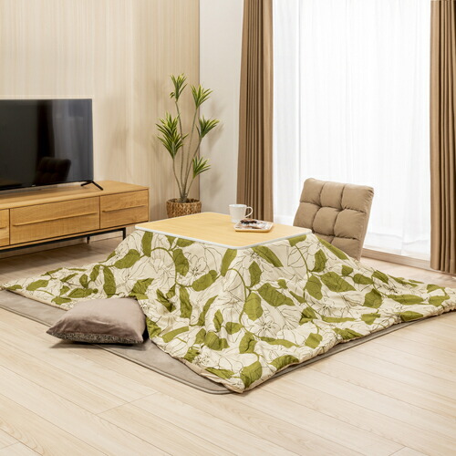 楽天市場】[正方形75×75]ヤマダセレクト YKZ7575CLB カジュアルこたつ