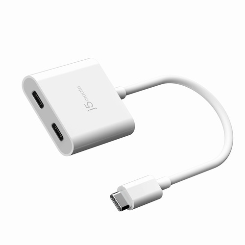 j5create JCA164 USB-C to DP alt mode出力 & PD充電 2in1 変換アダプター ホワイト