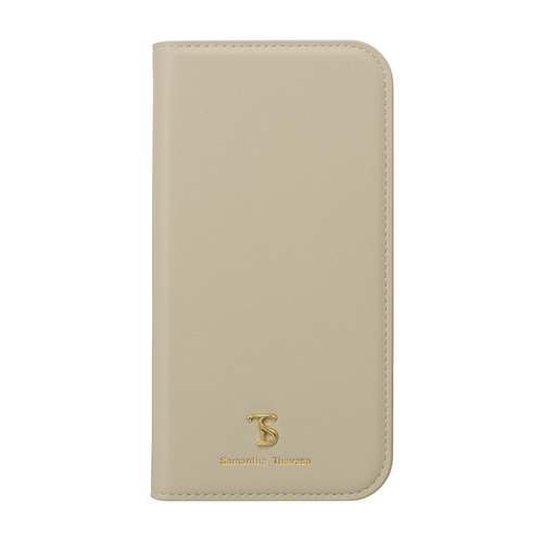 Samantha Thavasa STBIGFLIP2463P Samantha Thavasa -Folio Case for iPhone16 Pro Beige