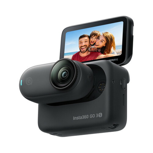 Insta360 CINSAATA-GO3S128K GO3S 小型アクションカメラ 4K 128GB ミッドナイトブラック|ヤマダ電機 店