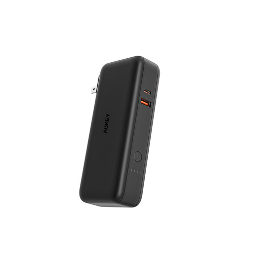AUKEY PA-PD30-BK コンセント一体型モバイルバッテリー PowerDuo 10K ブラック