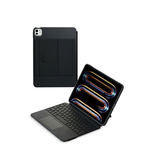 エレコム TK-CA10BPBK 11インチiPad Pro(M4)用 キーボード付きケース Bluetooth対応 ブラック