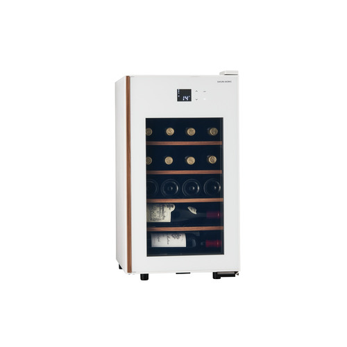 SAKURA WORKS GX22SM525 氷温 ワインセラー 右開き 22本収納 ホワイト