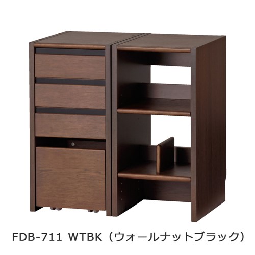 大塚家具 KOIZUMI（コイズミ）キャビネットシェルフ「レノスFDB‐711WTBK」ウォールナットブラック 全2色｜ヤマダ電機　店