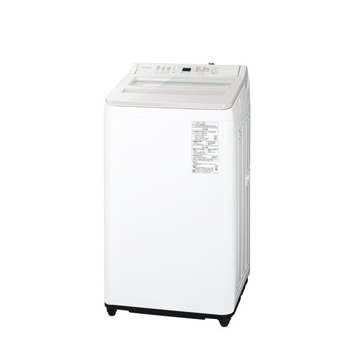 Panasonic 全自動洗濯機 洗濯7kg 泡洗浄 ホワイト パナソニック