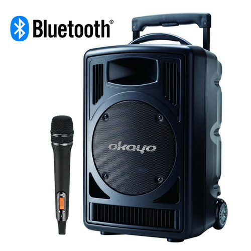 okayo JDL710DUM1 ワイヤレスポータブルスピーカー 800MHzデジタル帯 マイクロホン嘱する