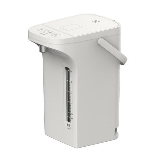 ピーコック WMR30 電動ポット 早沸き印字機 3L アッシュホワイト