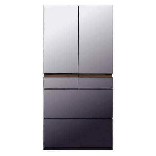【無料長期保証】日立 冷蔵庫 670L 観音開き 6ドア 幅88cm 大容量X奥行スリム ひろin冷凍プラス まるごとチルド R-GZC67X XH グレー系
