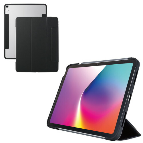 エレコム TB-A25XWVFCBK iPad Air ケース 13インチ ( M3／M2 ) マグネット式フラップブラック