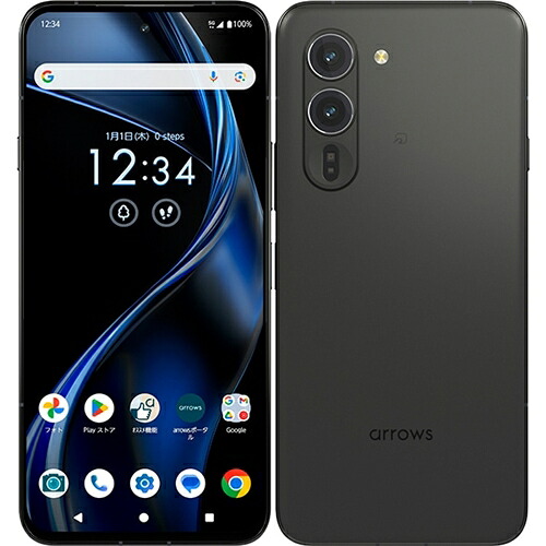 FCNT PB8M0000JP arrows Alpha SIMフリースマートフォン 6.4インチ ブラック