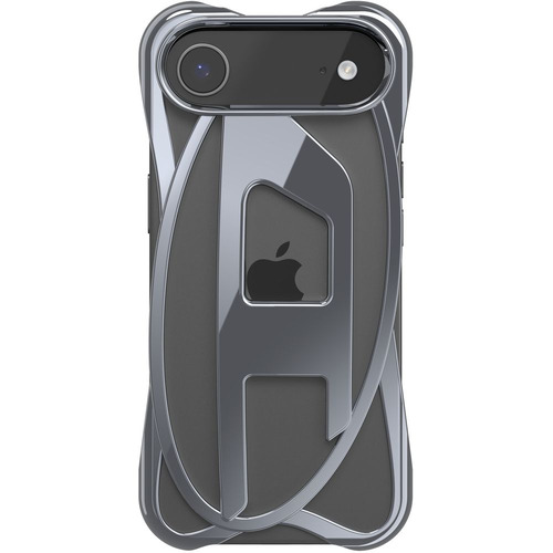 DIESEL iPhone17 Air DIESEL Caged D Glossy Case SS25 silver 60444