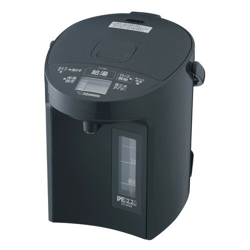 象印マホービン CV-GD22-BM VE電気まほうびん 優湯生 スピード沸とう機能搭載 2.2L ソフトブラック|ヤマダ電機 店