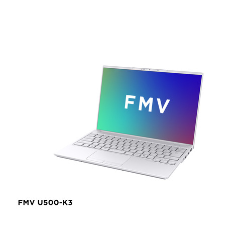 富士通 ノートPC FMV Note U FMVU500K3W[14型 | WUXGA | Core i5 | 16GB | 512GB | Windows 11 | Office H&B | シルバーホワイト]画像