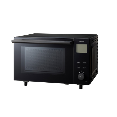 ツインバード DR-E220B オーブンレンジ リフライ機能搭載 20L ブラック