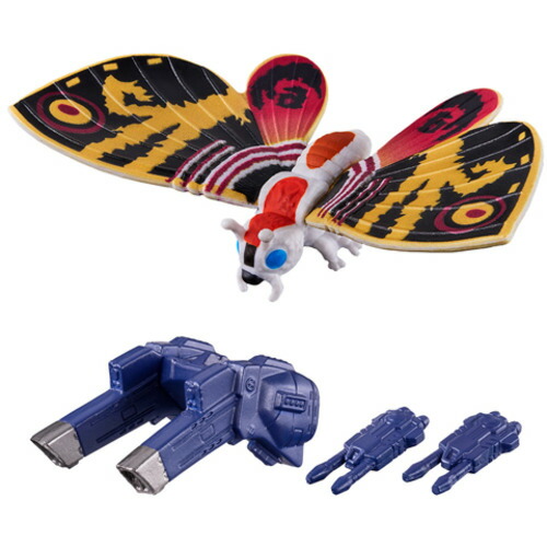 バンダイ ゴジバースト ゴジバースト モスラ（1992）＆3式機龍 メーサーブレード ・バックユニット ゴジラvsモスラ画像