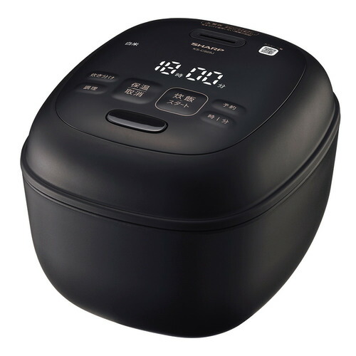 シャープ KSCS05J ジャー炊飯器 3mm厚釜＆球面炊き 3合炊き ブラック
