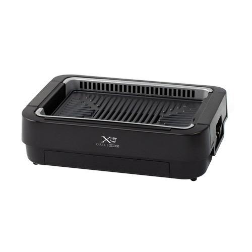 YAMAZEN NEGME-010F 吸煙焼き肉グリル XGRILL STORM コンパクトタイプ 吸煙ファン搭載 プレート1枚 ブラック