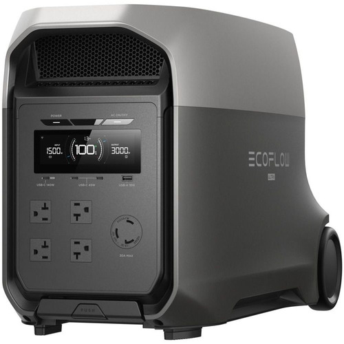 EcoFlow EFDELTA3U-JP DELTA 3 Ultra （拡張非対応） 容量：3,078Wh 出力：3,000W X-Boostで高出力 CTC構造採用
