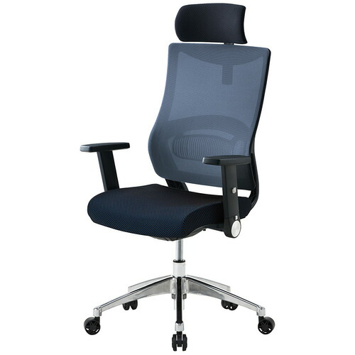 コイズミファニテック JGシリーズ オフィスチェア JG3チェア 幅68cm スタイリッシュ 多機能モデル メッシュ ブルー JG3-103BL 28,258円