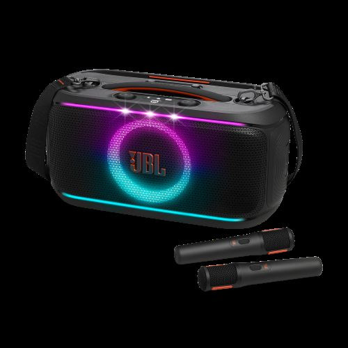 JBL JBLPARTYBOXOTG2BJN Bluetooth金棒引き PartyBox On-The-Go 2 IPX4雨合羽相応う 黒いこと
