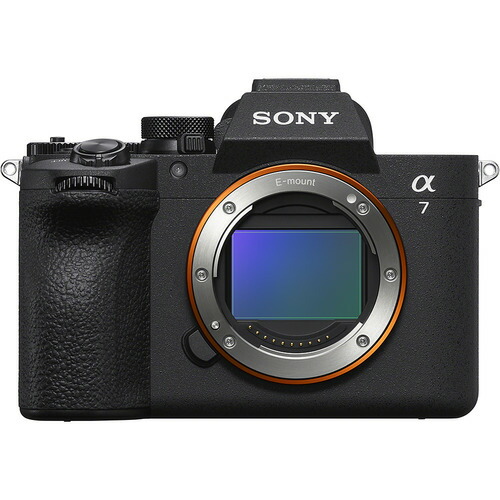 ソニー ILCE-7M5 α7 V 上半身 デジタル一眼写真機 Eマウント 黒いこと